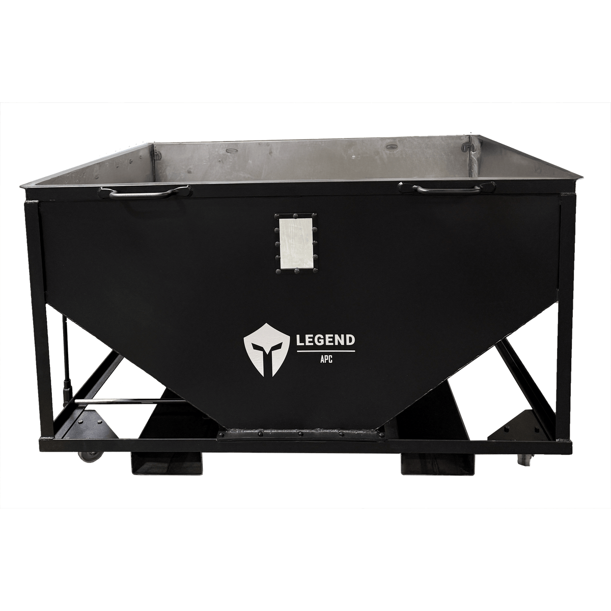 Front view of Legend Self-Sealing Hopper.